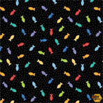 Wilmington Prints - Feeline Good - Fish Toss, Black