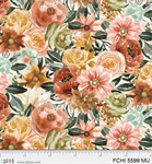 P & B Textiles - Floral Chic - Packed Floral, Multi