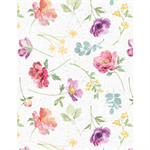 Wilmington Prints - Meadow Melody - Flower Toss, White