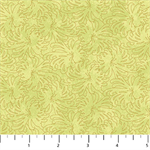 Northcott - Radiance - Floral Outline, Metallic/Light Green