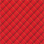 Robert Kaufman - Holiday Charms - Plaid, Red