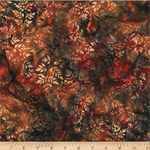 Hoffman California - Bali Batik 2025 - Packed Leaves, Bohemian