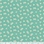 Marcus - Aunt Grace Calicos - Blooms, Aqua