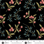 Andover Fabrics - Dahlia - Coralberry, Dusk