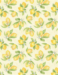 Wilmington Prints - Zest For Life - Lemon Toss, Yellow