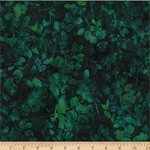 Hoffman California - Bali Batik 2025 - Leaves Tonal, Viridian