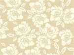 Quilting Treasures - Nantucket - Large Flowers, Tan