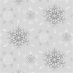 Henry Glass - 108^ Crystal Frost - Snowflakes, Light Gray