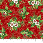 Northcott - Yuletide Traditions - Holly, Red