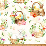 Hoffman California - Easter Wonder - Animals in Baskets, Vanilla