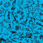 Robert Kaufman - Celebrate Seuss! - Outlines, Blue