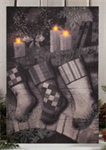 Lighted Canvas - The Stocking Were Hung