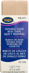 Wrights - Quilt Binding Double Fold - 7/8^ x 3 Yds; Tan