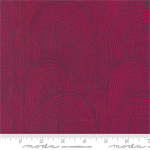 Moda - Things Above - Wavy Geometric, Pomegranate