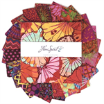 Free Spirit - Kaffe Fassett - 10^ Charm Pack - Collective Classics, Equator