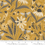 Moda - Bee Garden - Large Floral, Honey