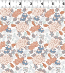 Clothworks - Firefly - Mini Floral, Light Cream