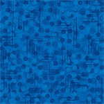 Blank Quilting - 108^ Jot Dot, Dark Blue