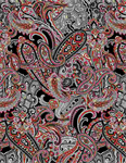 Timeless Treasures - French Country - (Farm) - Paisley, Black