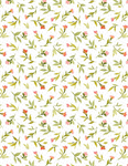 Wilmington Prints - Hummingbird Floral - Floral Toss, White