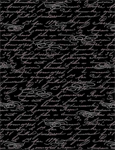 Timeless Treasures - Queen Bee - Script Text, Black