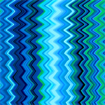 Quilting Treasures - Kenzie - Chevron, Cobalt