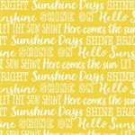 Michael Miller - Hello Sunshine - Shine On, Yellow