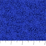 Northcott - Autumn Gathering - Tonal Scroll, Blue