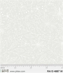 P & B Textiles - Ramblings 13 - Small Florals, White on White