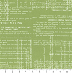 Riley Blake - Sew Journal- Pattern Making- Green