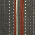 Diamond Textiles - Primitive Rustic Homespuns - Woven Stripes, Brown/Red