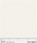 P & B Textiles - Ramblings 13 - Little Stars, White on Cream