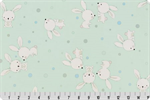 Shannon Fabrics - Cuddle Prints - Cottontail, Honeydew