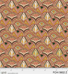 P & B Textiles - Floral Chic - Decorative Scallops, Brown