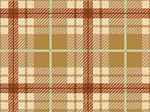 Quilting Treasures - Out of The Den - Plaid, Tan