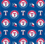 Fabric Traditions - MLB - Texas Rangers, Blue