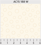 P & B Textiles - Apple Cider 15 - Dot Circles, Cream