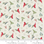 Moda - Woodland Winter - Winter Birds, Snowy White