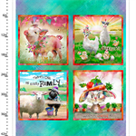 3 Wishes - Back To The Farm - 36^ Animal Panel, Multi