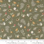 Moda - Flower Pot - Scattered Floral, Sage