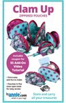 Pattern - Clam Up Zippered Pouches