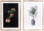 Wood Frame - Pomergranate/Plant (Reversible)