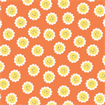 Benartex - Traditions - Playhouse Pals - Sunny Side, Coral