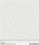 P & B Textiles - Ramblings 13 - Little Stars, White on White