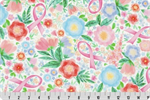 Shannon Fabrics - Cuddle Prints - Ribbon Hope, Pink