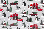 Shannon Fabrics - Cuddle Prints - Merry & Bright, Chrome