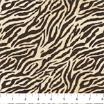 Northcott - Jungle Queen - Tiger Skins, Cream/Black