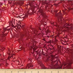 Hoffman California - Bali Batik 2025 - Tonal Large Floral, Geranium