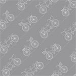 Maywood Studio - Vintage Boardwalk - Diagonal Bikes, Gray/White