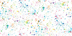 Moda - Gradients Euphoria - Splatter Paint, Rainbow